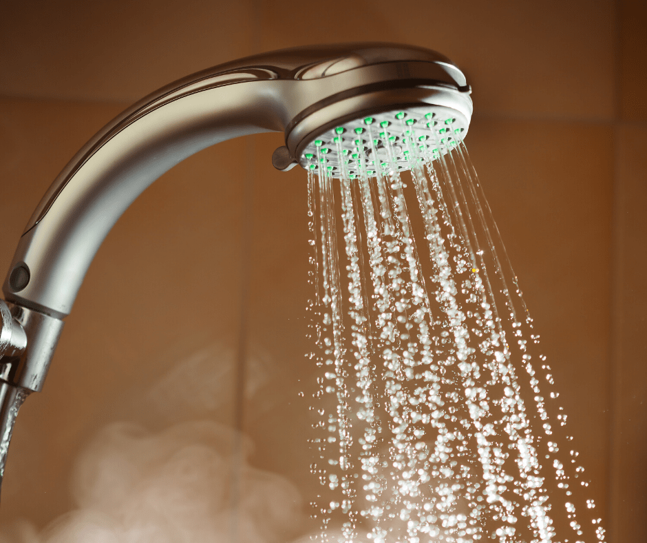 Install a low flow shower head. Healthy homes use less energy.
